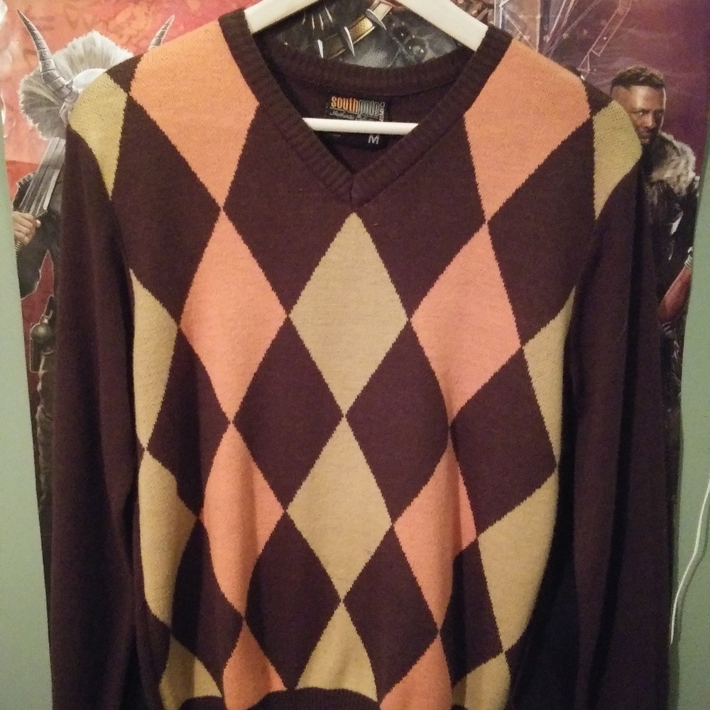 Brown mens sweater